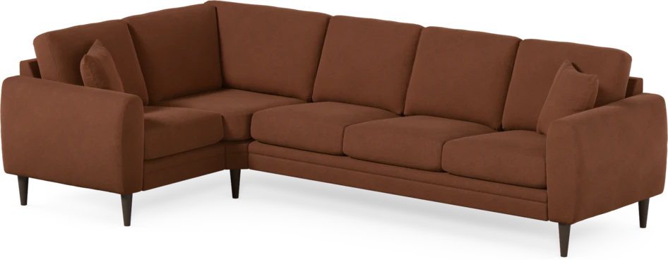 Eden - Hörnsoffa, 1+3-sits - Orange