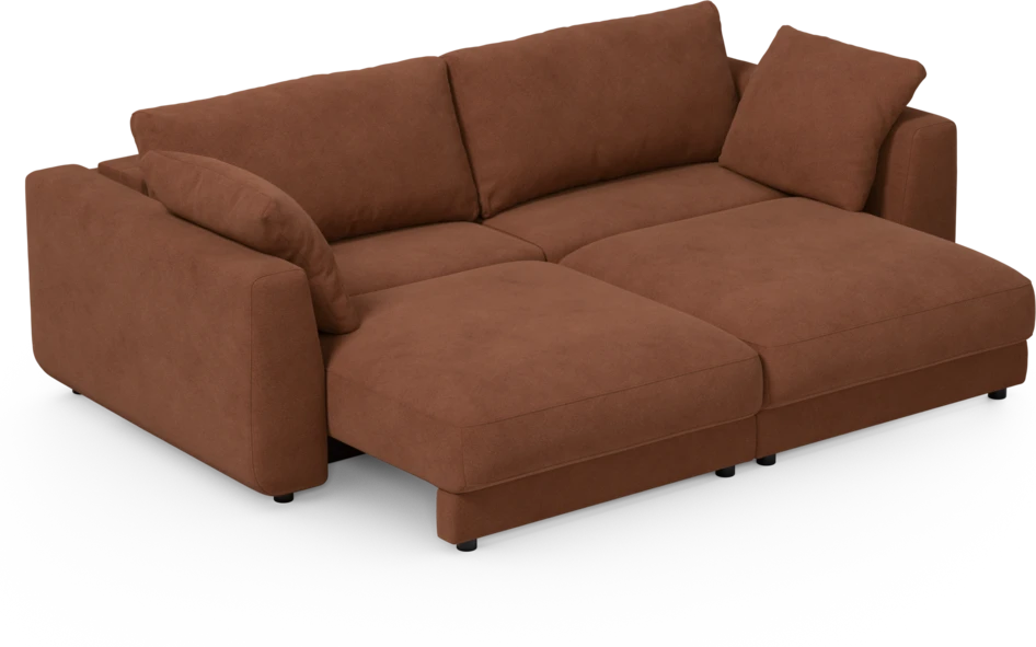 Amie - Bäddsoffa 3-sits - Orange