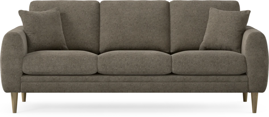 Eden - 3-sits soffa - Brun
