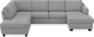 Friday - 3-sits soffa med divan vänster och schäslong höger - Grå