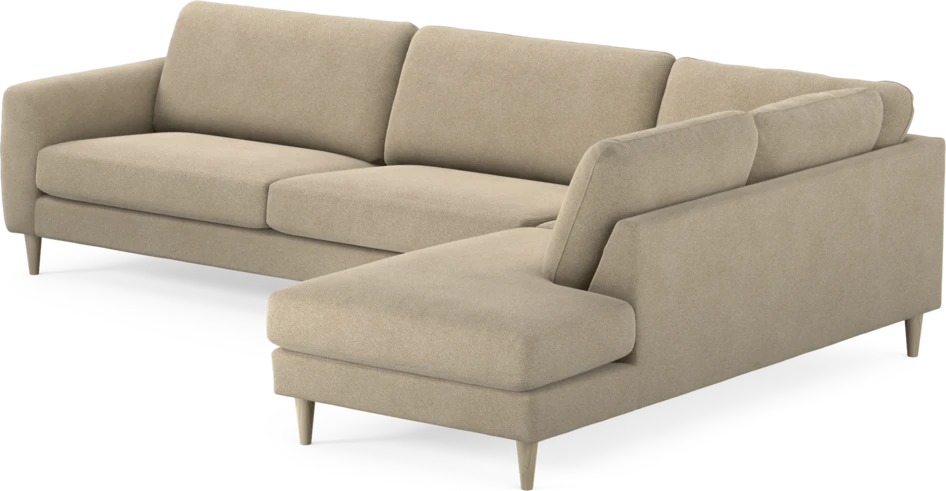 Bridge - 4-sits soffa med divan höger - Beige