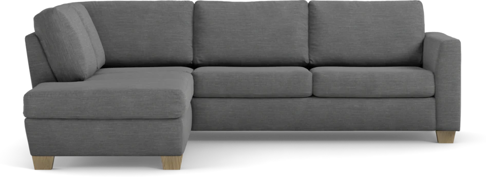 Friday - 2,5-sits soffa med divan vänster - Grå