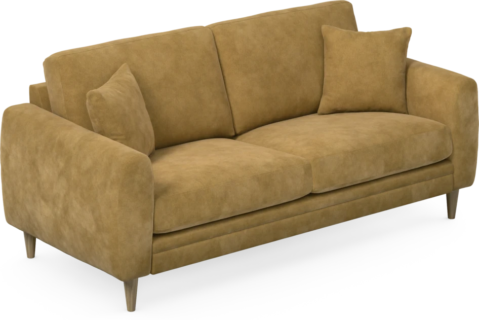 Eden - 2,5-sits soffa - Gul