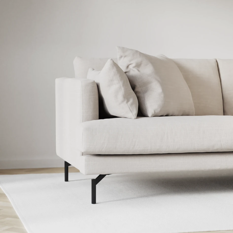 Harper - 4-sits med schäslong XL höger - Beige