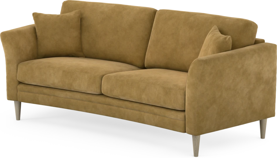 Eden - 2,5-sits soffa svängd - Gul