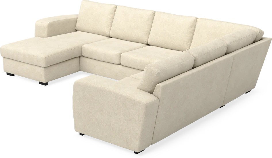Friday - Hörnsoffa, 3+2-sits med schäslong vänster - Beige