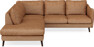 Madison - 2-sits soffa med divan vänster - Orange