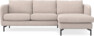 Madison Lux - 2-sits soffa med schäslong höger - Beige