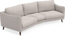 Madison - 3-sits soffa svängd, 90 cm - Grå