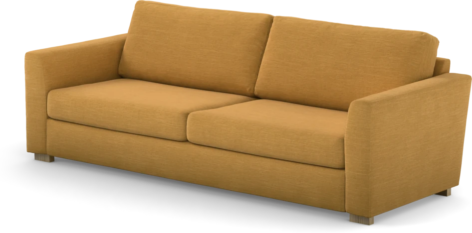 Friday - 3-sits soffa - Gul