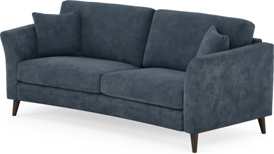 Eden - 2,5-sits soffa svängd - Blå