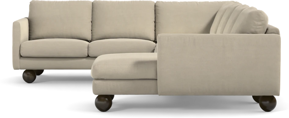 Madison Lux - Hörnsoffa med schäslong höger - Beige