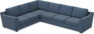 Friday - Hörnsoffa, 2+3-sits - Blå