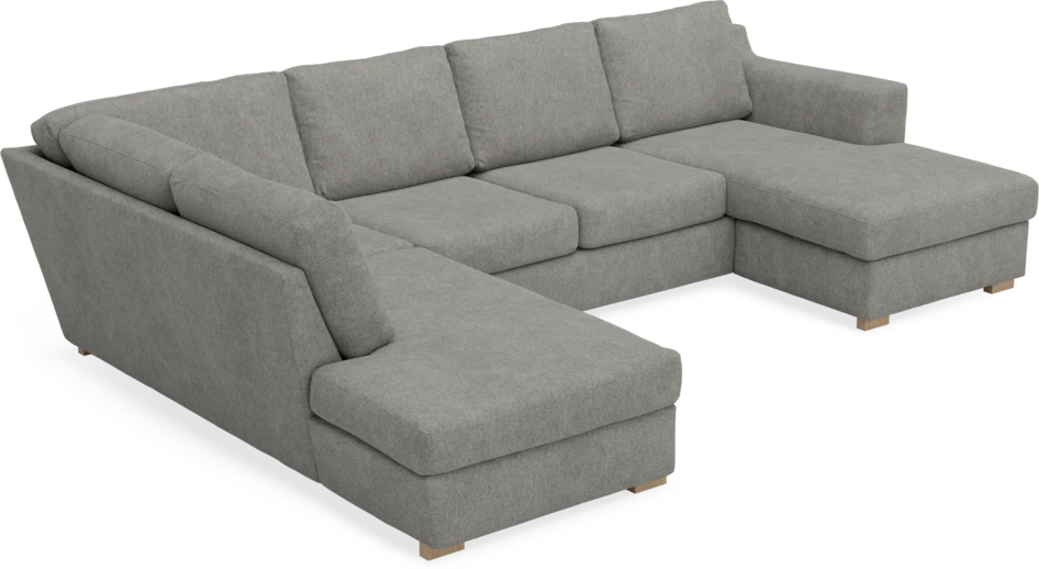 Friday - 3-sits soffa med divan vänster och schäslong höger - Grå