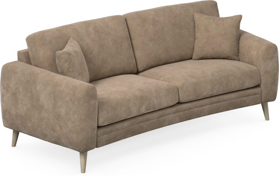 Eden - 2,5-sits soffa svängd - Beige