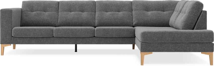 Rio - 3-sits soffa med divan höger - Grå