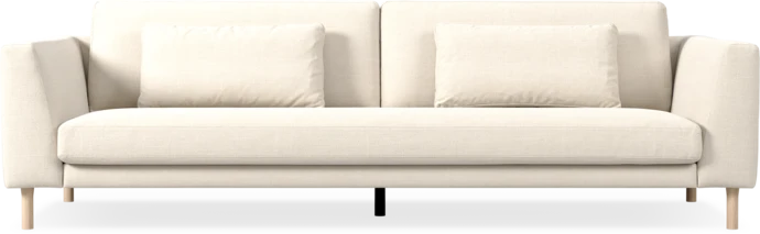 Willow, 4-sits soffa, hel dyna, fast klädsel