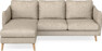 Madison Lux - 2-sits soffa med schäslong vänster - Beige