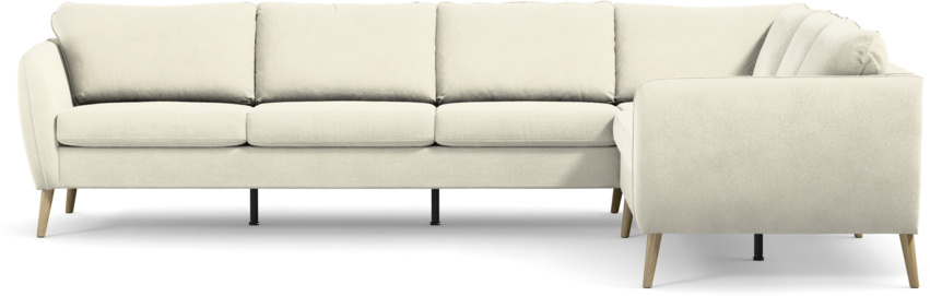 County - Hörnsoffa, 3+2-sits - Vit