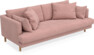 Harper - 3-sits soffa, hel dyna - Rosa