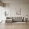 Bella - 3-sits soffa med divan vänster - Grå