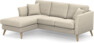 Eden - 2-sits soffa med schäslong - Beige