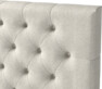 Delux Pikerad XL - Sänggavel, 90-210 cm - Beige