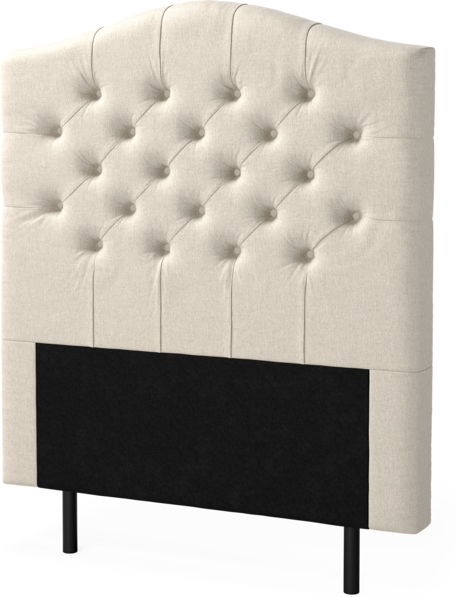 New York välvd - Sänggavel, 90-210 cm - Beige
