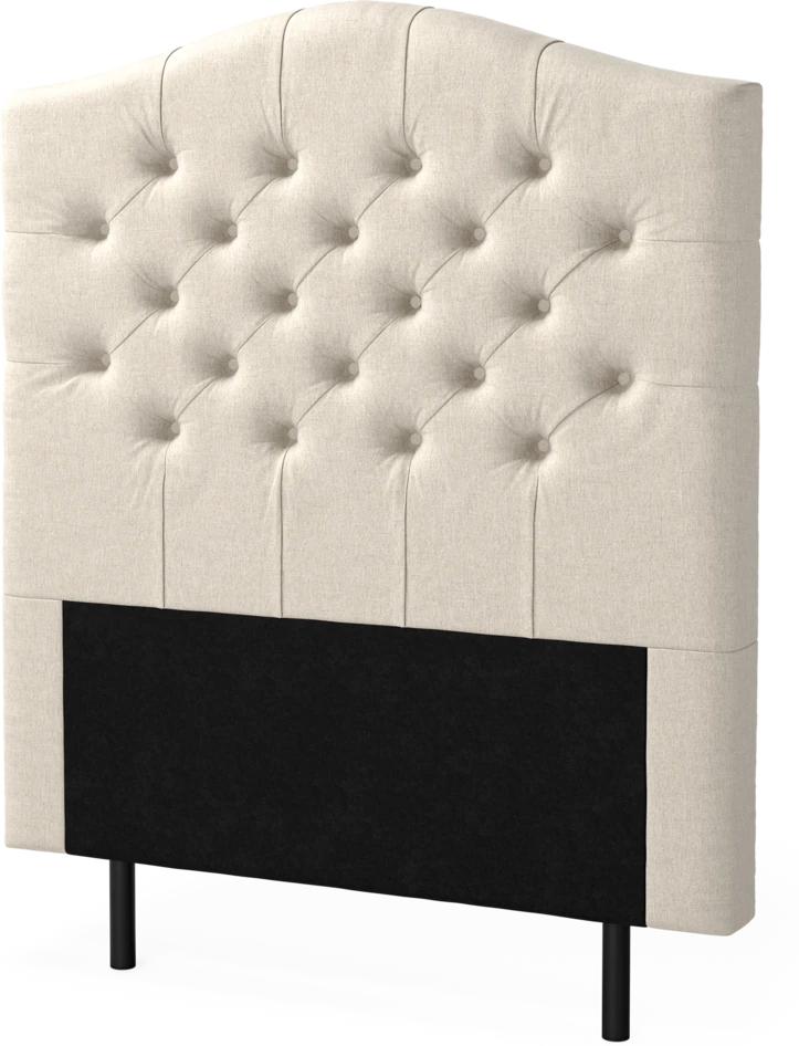 New York välvd - Sänggavel, 90-210 cm - Beige