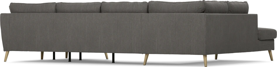 County - 3-sits soffa med divan vänster och schäslong höger - Brun