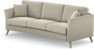 Eden - 3-sits soffa svängd - Beige