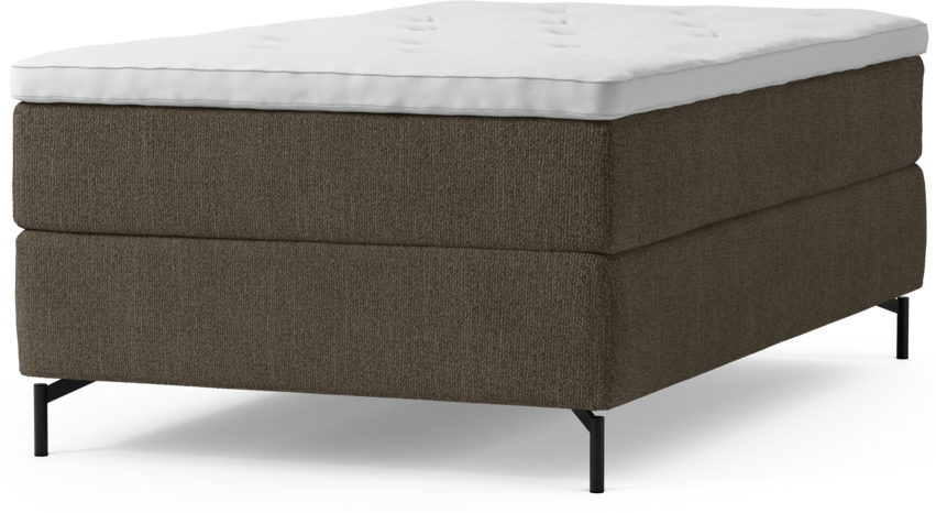 Delux Dream - Kontinentalsäng, enkelsäng 120 cm med bäddmadrass och sängben