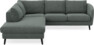 Madison - 2-sits soffa med divan vänster - Grå