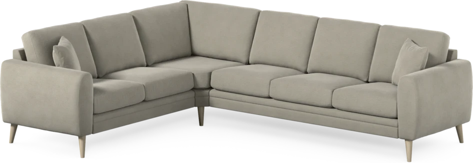 Eden - Hörnsoffa, 2+3-sits - Brun