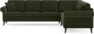 Eden - Hörnsoffa, 3+3-sits - Grön