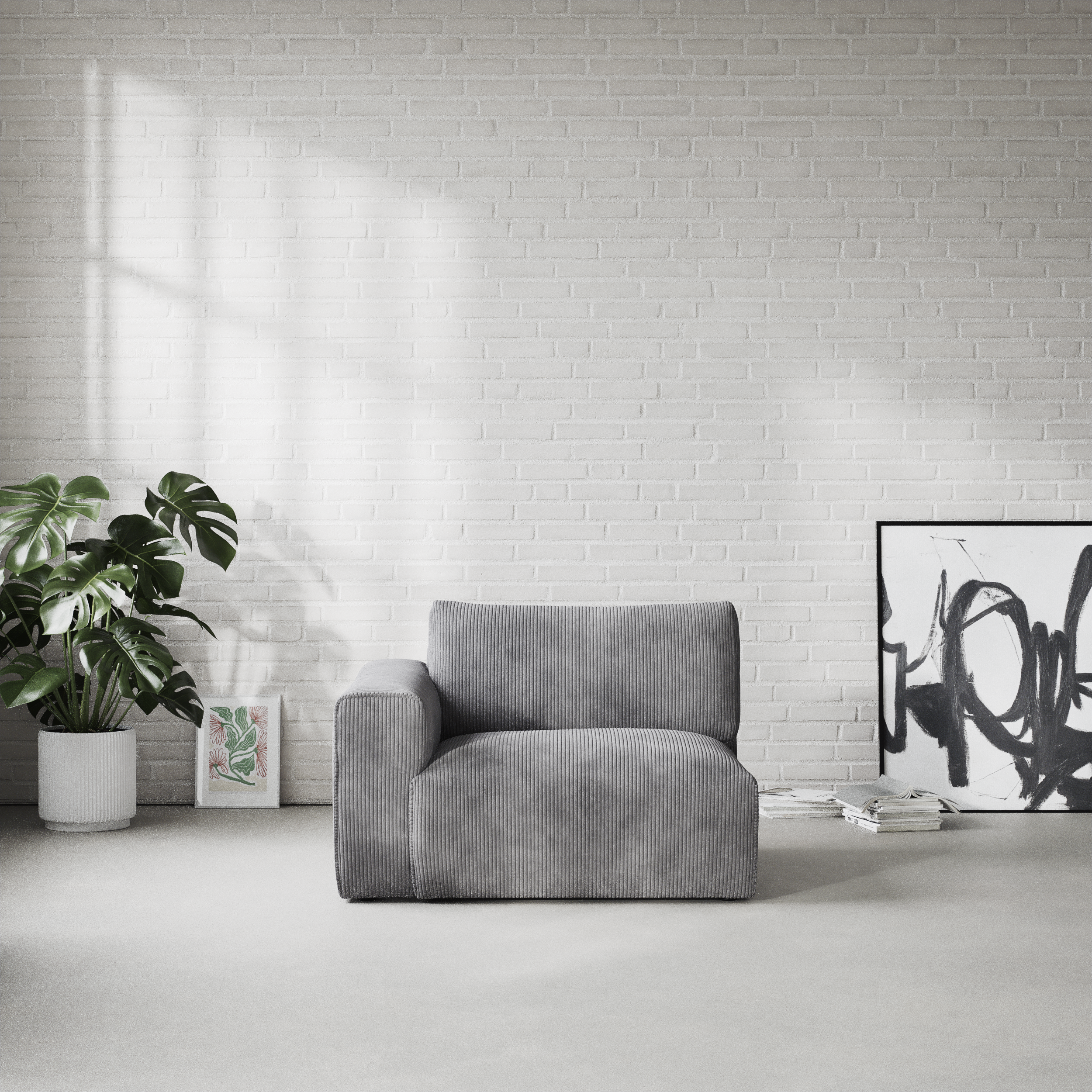 Free - 1,5-sits med armstöd vänster - inspiration