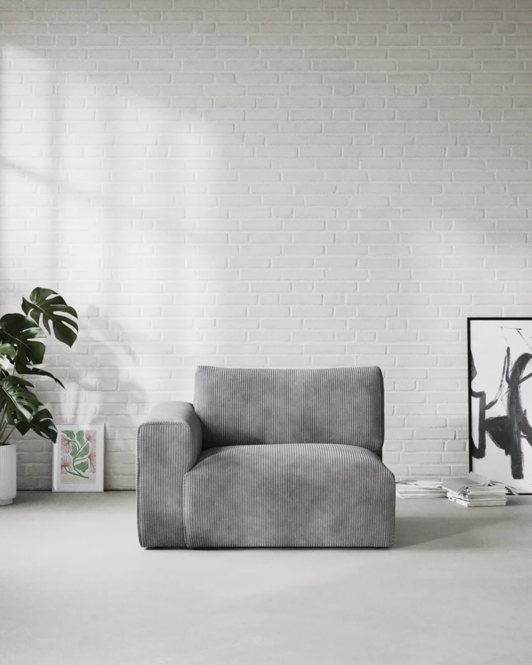 Free - 1,5-sits med armstöd vänster - inspiration