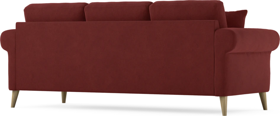 Eden - 3-sits soffa - Röd