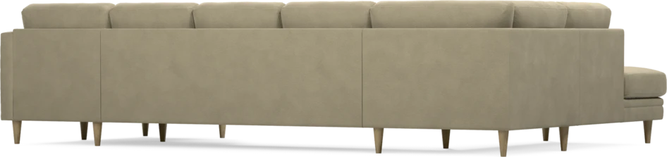 Eden - 3-sits soffa med divan vänster och schäslong höger - Beige