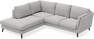 Madison - 2-sits soffa med divan vänster - Grå