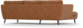 Madison Lux - 2-sits soffa med schäslong vänster - Orange