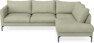 Impression Delux - 3-sits soffa med divan höger - Grön