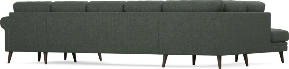 Eden - 3-sits soffa med divan vänster och schäslong höger - Grön