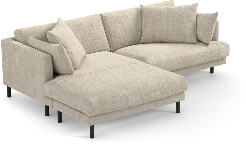 Harper - 4-sits med schäslong XL vänster - Beige