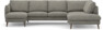 Madison Lux - 2-sits soffa med schäslong vänster och divan höger - Vit