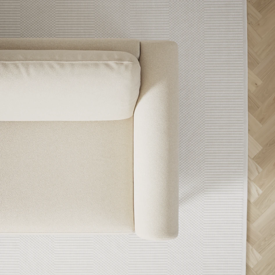 Bridge - 3-sits soffa med schäslong vänster och divan höger - Beige