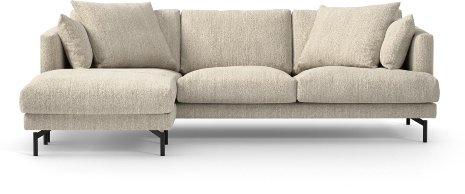 Harper - 4-sits med schäslong vänster - Beige