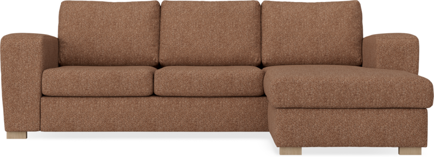 Friday - 3-sits soffa med schäslong höger - Orange