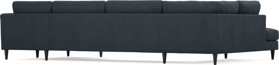 Bridge - 3-sits soffa med divan vänster och schäslong höger - Blå