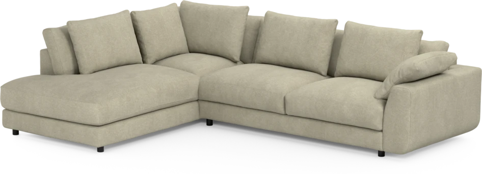 Amie - 3-sits med divan vänster - Beige